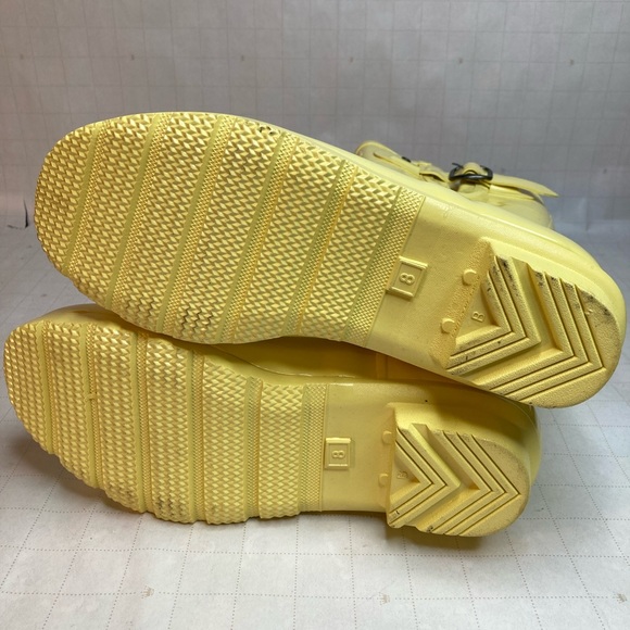 LONDON FOG Womens Tally Rubber Mid Calf Rain Boots Size 8M - Picture 12 of 13